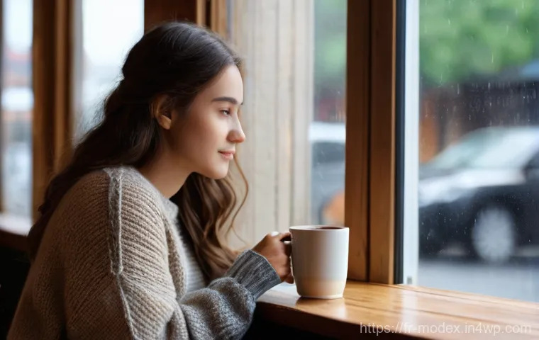 AI와 인간의 관계에서의 신뢰 구축 - **Prompt 1: Cozy Cafe Scene**
A young woman, approximately 20-25 years old, with shoulder-length...